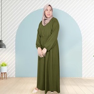 Abaya Maxi Style Jubah For Women Elegant Long Dress / Premium Italian Crepe Jubah Muslimah