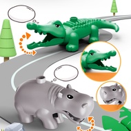 Newest Big Size Building Blocks Compatible Lego Duplo Animal Accessories Figures Block Lion Panda DI