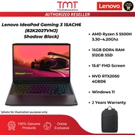 Lenovo IdeaPad Gaming 3 15ACH6 Gaming Laptop (82K2027VMJ) | AMD Ryzen 5 5500H | 16GB RAM 512GB SSD |