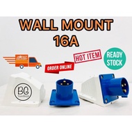 16a wall mount plug 3pin good quality