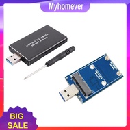 Mini USB 3.0 To MSATA SSD Box 6Gbps SSD MSATA To USB 3.0 Hard Drive Case Wireless PCI-E for 30*30/50