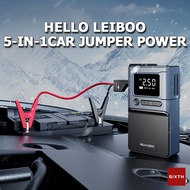 5 in 1 car jump starter power bank and pump 12V/24V Emergency Jumper Starter portable pump tyre Air 