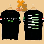 / MEN'S DISTRO T-SHIRT KORBAN BOJONE WONG XTREME-STORE/