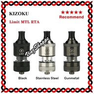 Promo / Authentic Kizoku Limit Mtl Rta Tank 3Ml Atomizer 22Mm Rta Single Coil Non Cod