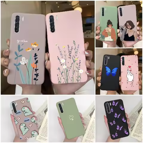 For OPPO A91 F15 Case Shockproof Silicone Soft Phone Case Back Cover for Oppo F15 CPH2001 F 15 A91 2