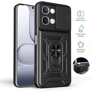 Armor Shockproof Case for IQOO Z11X 5G 6.76'' I2507 Lens Protection Back Cover Ring Stand Holder Pho