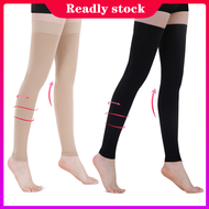 1 pair Level 2 22-32mmHg Thigh Compression Socks Above the Knee Compression Stockings For Varicose V
