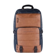 Gear Double Decker 31L Large Water Resistant Faux Leather Anti-Theft Backpack/Laptop Bag/Office Bag 