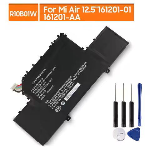 Replacement Battery For Xiaomi Mi Air 12.5-inch Laptop 161201-01 161201-AA R10B01W R10BO1W Rechargea