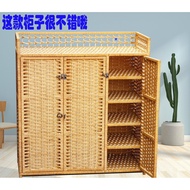 Wholesale Cabinet Storage Solid Wood Wardrobe with Doors Dustproof Bookshelf Simple Multi-layer Stor