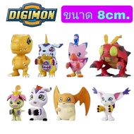 Digimon Gen1 Gen1 Figure Model Set 8 Figures Size 8cm.