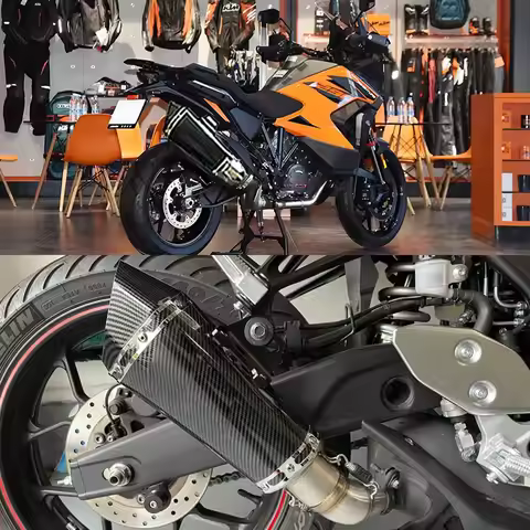 For KTMR2R 1290 Super Adventure 51mm Motorcycle Exhaust R11 Muffler 302R R25 Z400 Z900 MT07 MT09 nin