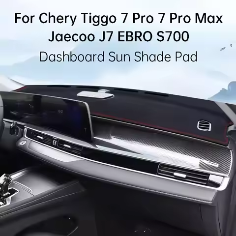 For Chery Tiggo 7 Pro 7 Pro Max Jaecoo J7 EBRO S700 23-25 Dashboard Sun Shade Pad Suede Sun Protecti