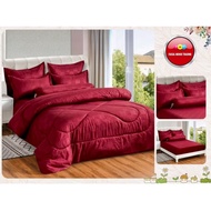 🔥CADAR TOTO 7PCS COTTON BEDSHEET TEBAL DAN SOFT LATEST DESIGN QUEEN SIZE  TOTO 7PCS LATEST DESIGN SA