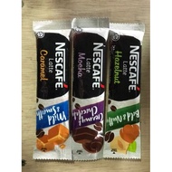 nescafe latte sachet ( hazelnut , caramel , mocha )