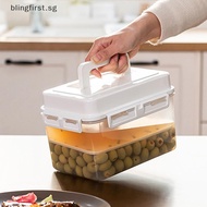 [Blingfirst] 4/5L Pickle Jar Leakproof Pickle Fermentation Container For Gherkin Sauerkraut Kimchi S