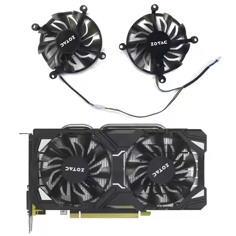 New Original 86MM 4PIN P106-100 GTX 1060 GPU Fan for ZOTAC GTX 1060 GTX 960 GTX 950 CMP106-100 Graph