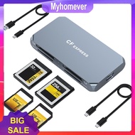 Digital Camera Adapter Transfer Dual SD 4.0 Slot XQD Card Reader Ultra Transfer Speed 10Gbps USB 3.2