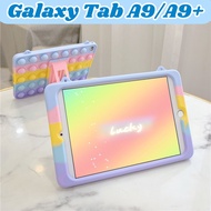 Pop Fidget Toys Push It Bubble Casing For Samsung Galaxy Tab A9 A9+ 8.7 11.0 SM-X110 X115 X117 X210 