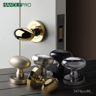 🚓Hananswer Invisible Door Lock Single-Sided Lock Concealed Hidden Dark Door Handle Egg Lock Indoor Bedroom Door Lock Spl