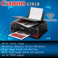 Canon PIXMA G3010 Refillable Ink Tank Wireless Printer with Hybrid Ink