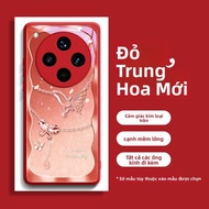 LINGZHICAI | Ốp Lưng Chống Sốc Thời Trang Có Ống Kính cho OPPO Find X8 Find X8 Pro Find X7 Ultra Fin