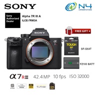 Sony A7R IIIA / A7RM3A / A7RMARK IIIA / A7R MARK3A  (Sony Malaysia Warranty) ( 1+1 Year Sony Malaysi