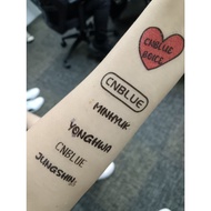CNBLUE TATTOO STICKER Bundle deal