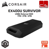 Corsair EX400U SURVIVOR (1TB / 2TB / 4TB) USB4 External SSD (Write/3600MB/sec Up To Read/4,000MB/sec