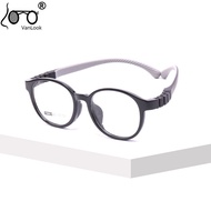 TR Round Kids Glasses Silicone Optical Specs for School Boys Prescription Eyeglasses Flexible Replac