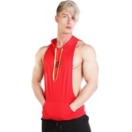 Mens Cotton Vest Gym Workout Tank Top Stringer Vest Singlets Vest
