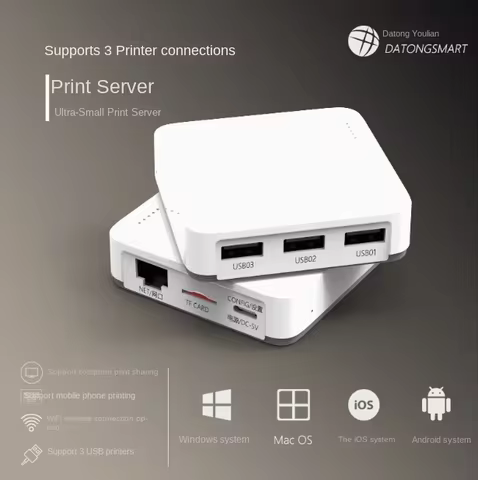 NP332 Network print server, mobile phone print printer, WIFI network print sharer