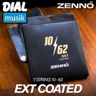 Zenno Ext Coated 10-62 7 String - Original Zenno 7 String Electric Guitar Strings