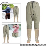 tachiuwa Men's And Women's Waist Waders, Non-Slip PVC Fishing Waders with Boots, Waders for Water, O