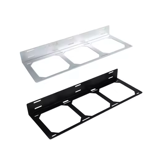 Fan Radiator Holder 120MM 240MM 360MM Radiator Mount Bracket, Computer Case Accessory Gadget,Silver,