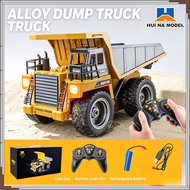 HUINA 9CH RC 2.4G Engineering Vehicle 1534/1533 Semi Alloy Remote Control Dump Truck 1/18 Scale Toy 