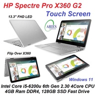 Refurbish Laptop 2in1 Touch Screen laptop HP ELITEBOOK X360 G2 intel core i5 Notebook Convertible 2i