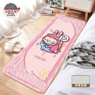 Labubu Decorative Carpet & Capybara Fleece 40x120cm – Bedside Decorative Carpet, Multi-Purpose Doorm