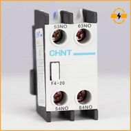 Chint Auxiliary Contactor Contactor Contactor 2No F4-20 Best Quality