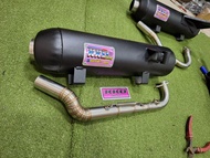 ท่อkkd/รุ่นpcx160.(21-23)..(ทรงกลม)..คอใล่+z..ผ่า3เสียง