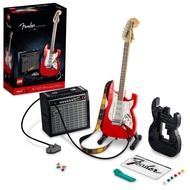 LEGO Ideas Fender Stratocaster 21329 DIY Guitar Model Building Set for Music Lovers, Complete with 6