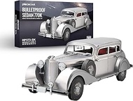 Piececool 3D Puzzles for Adults, Bulletproof Sedan 770k Model Kits Building, Car Model DIY Puzzle Se