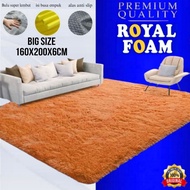 Large soft fur carpet 200X160X6cm