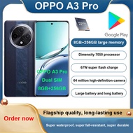 OPPO | 2026 NEW Original OPPO A3 Pro Mobile Phone Leather‑like Back 6.7" Curved Screen 5000mAh Batte