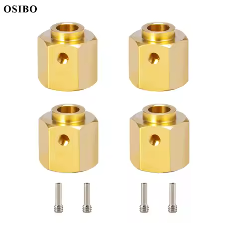 6/8/9/10/11/12 MM Heavier Brass 12MM Wheel Hex Extended Adapter for RC Crawler Traxxas TRX4 TRX-4