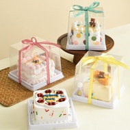 (Pack Of 5/10) Cake Box 4/5 Inches Tall