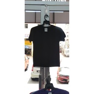 8SQUARE Black Color Plain Cotton T-Shirt (170gsm)