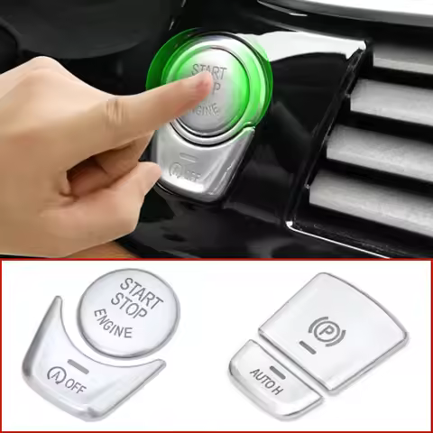 For BMW 5 6 Series GT G30 X3 G01 X4 G02 ABS Car Engine Start Stop Handbrake P Auto H Button Decorati
