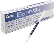 Pentel LR7CBX Gel Pen Refills, f/EnerGel, 0.7mm, Fine, 12/BX, Blue Ink