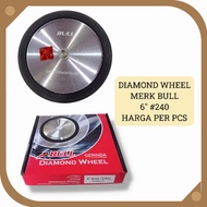 Diamond Grinding Wheel 6 inch grit 240 bull thick
